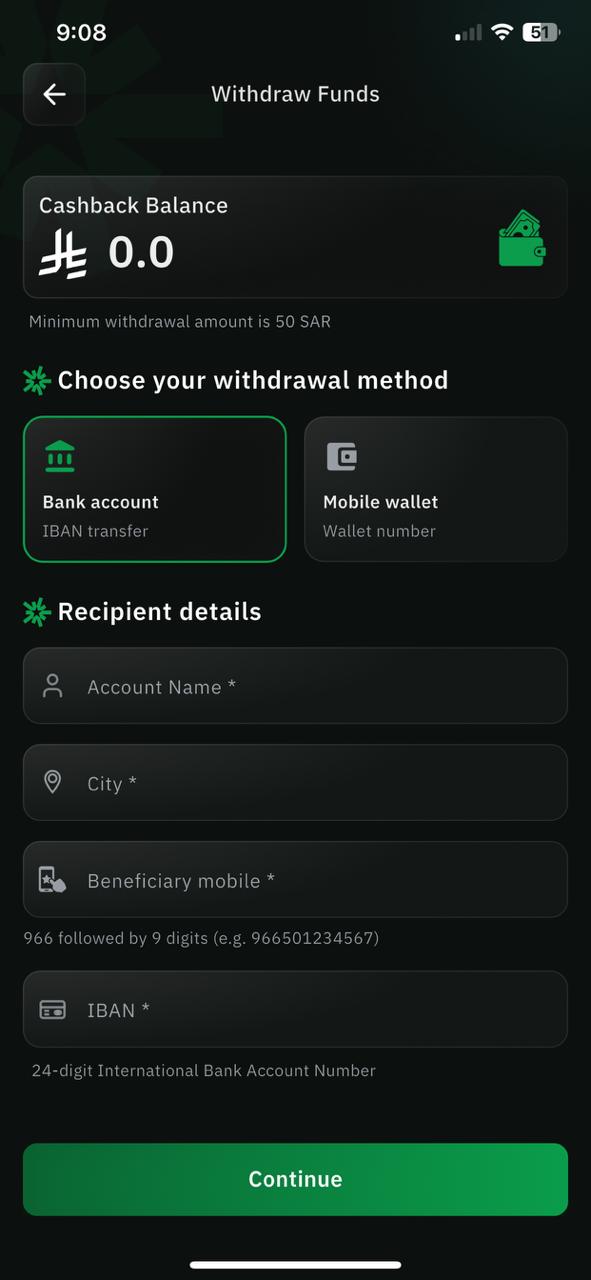 Cashback Wallet